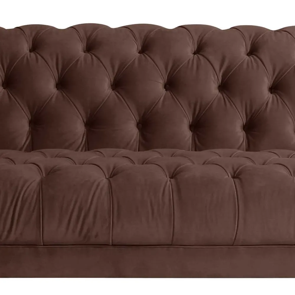 Wohnen Sofas<Barock Style Sofa in Braun Samtvelours - Exados