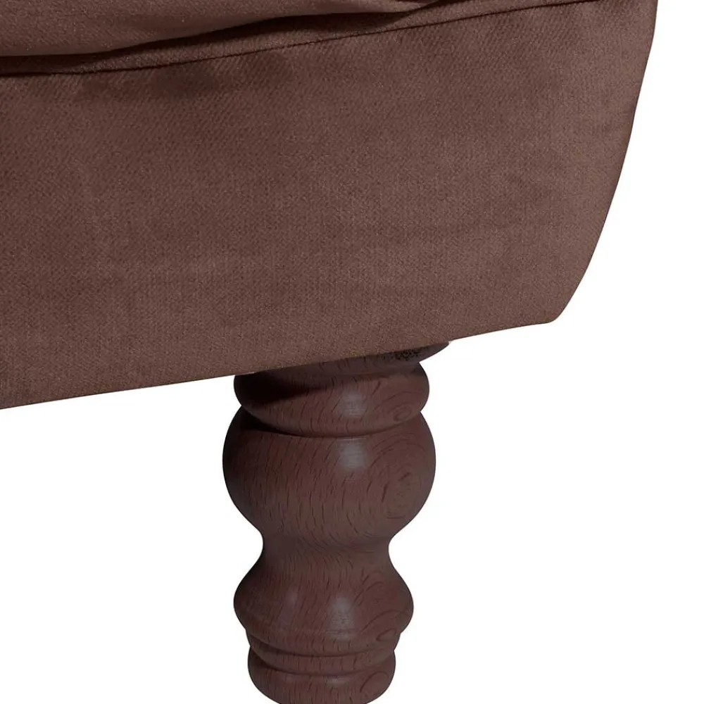 Wohnen Sofas<Barock Style Sofa in Braun Samtvelours - Exados
