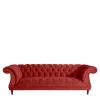 Wohnen Sofas<Barock Wohnzimmersofa in Ziegelrot - Henissa