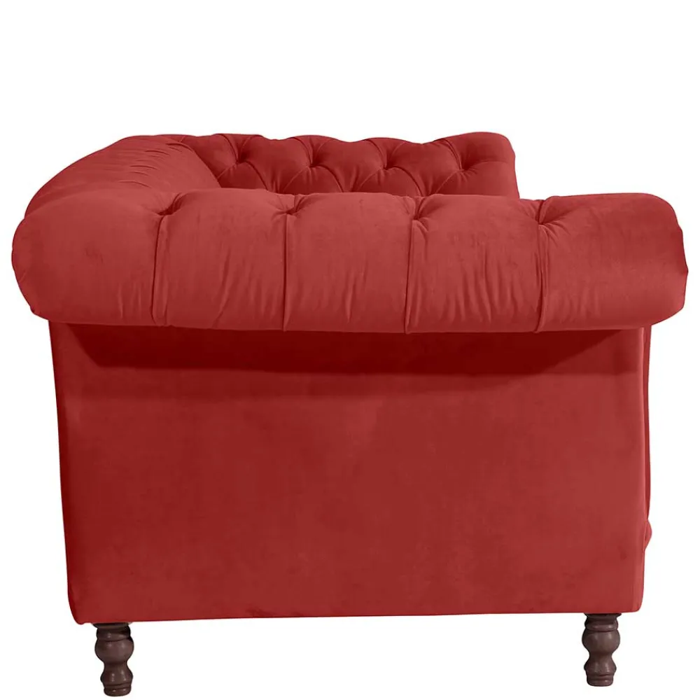 Wohnen Sofas<Barock Wohnzimmersofa in Ziegelrot - Henissa