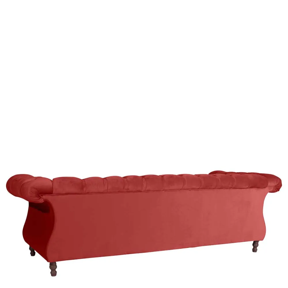 Wohnen Sofas<Barock Wohnzimmersofa in Ziegelrot - Henissa