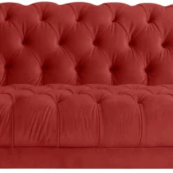 Wohnen Sofas<Barock Wohnzimmersofa in Ziegelrot - Henissa