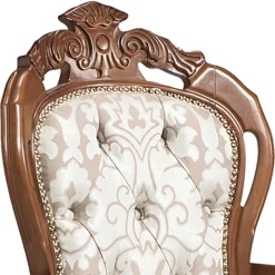 Wohnen Stühle<Barocker Armlehnstuhl in Nussbaum Braun - Pablos (2er Set)