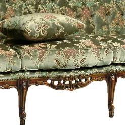 Wohnen Sofas<Barock-Stil Sofa in Grün mit Blumen - Graz