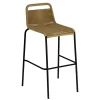 Wohnen Hocker<Barstühle aus Kordel in Hellbraun - Jakarto (4er Set)