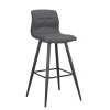 Wohnen Hocker<Barstühle in Anthrazit Stoffbezug - Una (2er Set)
