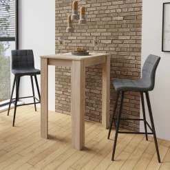 Wohnen Hocker<Barstühle in Anthrazit Stoffbezug - Una (2er Set)