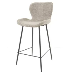Wohnen Hocker<Barstühle in Beige Boucle - Vilvia (4er Set)