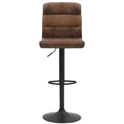 Wohnen Hocker<Barstühle in Braun Microfaser - Mivoje (2er Set)