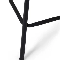Wohnen Hocker<Barstühle in Cremeweiß und Schwarz - Bean (2er Set)