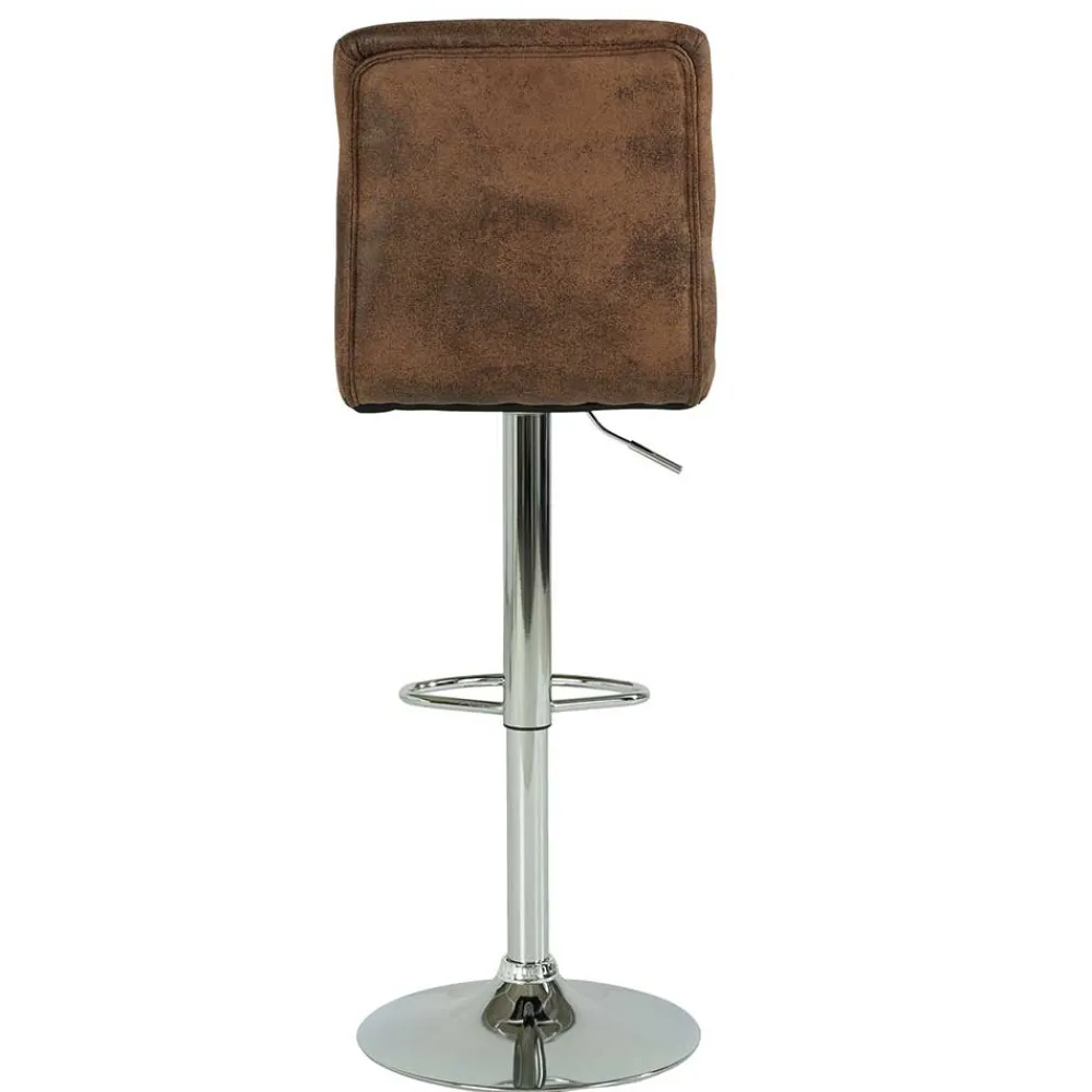 Wohnen Hocker<Barstühle in Vintage Braun - Emli (2er Set)