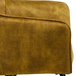 Wohnen Hocker<Barstühle mit Armlehnen in Ocker Samt - Betria (2er Set)