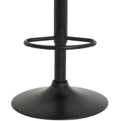 Wohnen Hocker<Barstuhl aus Velours in Grau - Brooklyn (2er Set)