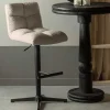 Wohnen Hocker<Barstuhl in Beige Boucle - Salmanca (2er Set)