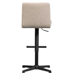 Wohnen Hocker<Barstuhl in Beige Boucle - Salmanca (2er Set)
