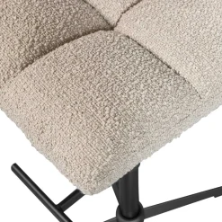 Wohnen Hocker<Barstuhl in Beige Boucle - Salmanca (2er Set)
