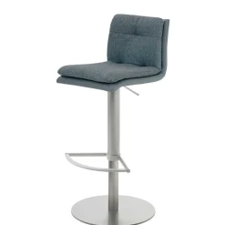Wohnen Hocker<Barstuhl in Blaugrau und Hellblau - Enzyla