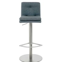 Wohnen Hocker<Barstuhl in Blaugrau und Hellblau - Enzyla