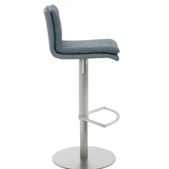Wohnen Hocker<Barstuhl in Blaugrau und Hellblau - Enzyla