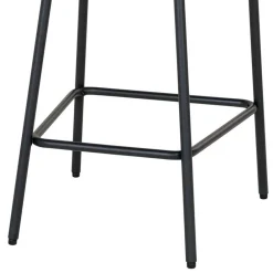 Wohnen Hocker<Barstuhl in Cremeweiß Boucle - Elliot