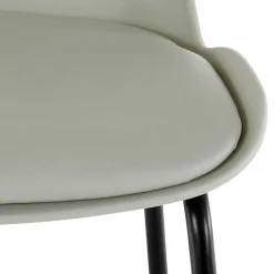 Wohnen Hocker<Barstuhl in Grau und Schwarz - Cavanna (2er Set)