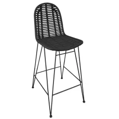 Wohnen Hocker<Barstuhl Makarona aus Rattan