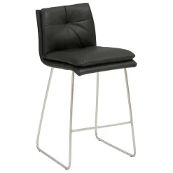 Wohnen Hocker<Barstuhl mit 67cm Sitzhöhe in Dunkelgrau - Rock