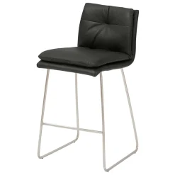 Wohnen Hocker<Barstuhl mit 67cm Sitzhöhe in Dunkelgrau - Rock
