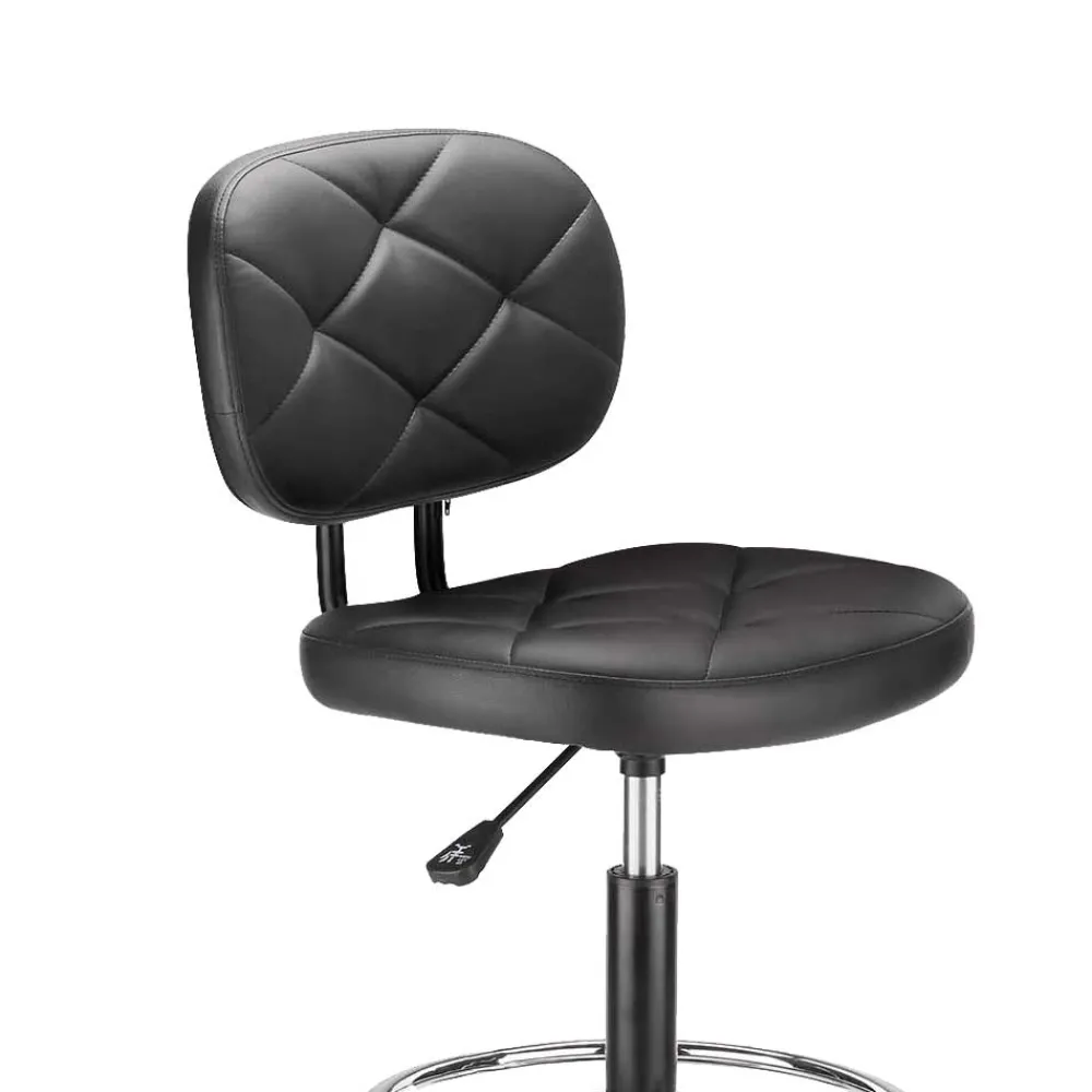 Wohnen Hocker<Barstuhl mit Drehgestell auf Rollen - French