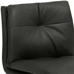 Wohnen Hocker<Barstuhl mit Kufengestell Edelstahl modern - Avila