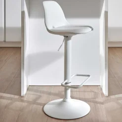 Wohnen Hocker<Barstuhl mit Sitzschale & Tellerfuß - Fenturam (2er Set)