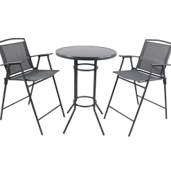 Wohnen Sitzgruppe<Bartisch & Bar-Klappstühle Set - Irvine (dreiteilig)