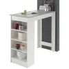 Wohnen Tische<Bartisch mit Regal 115x103x50 cm - Xeli