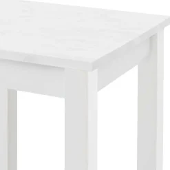 Wohnen Sitzgruppe<Bartisch und Barhocker in Weiß - Zanaris (dreiteilig)