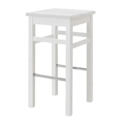 Wohnen Sitzgruppe<Bartisch und Barhocker in Weiß - Zanaris (dreiteilig)