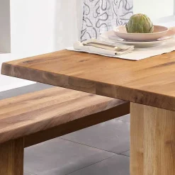 Wohnen Tische<Baumesstisch aus Wildeiche Massivholz - Cantinos