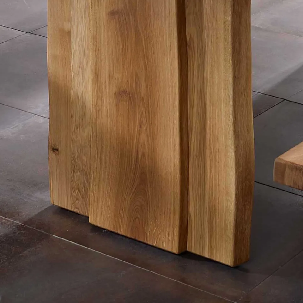Wohnen Tische<Baumesstisch aus Wildeiche Massivholz - Cantinos