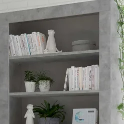 Wohnen Regale<Bücher Regal in Beton Nachbildung - Irian