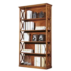 Wohnen Regale<Bücher Regal in Nussbaum Braun - Exotica