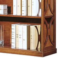 Wohnen Regale<Bücher Regal in Nussbaum Braun - Exotica