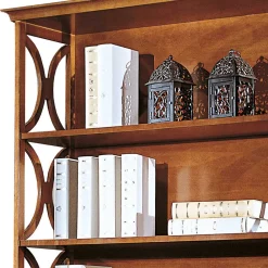 Wohnen Regale<Bücher Regal in Nussbaum Braun - Exotica