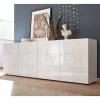 Wohnen Sideboards<Bedrucktes Sideboard in Weiß hochglänzend - Vascaub