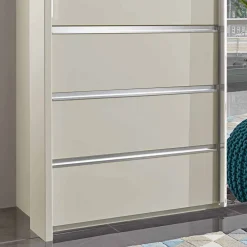 Wohnen Kleiderschränke|Schränke<Beiger Schlafzimmerschrank Pastranav mit sechs Schubladen