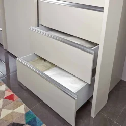 Wohnen Kleiderschränke|Schränke<Beiger Schlafzimmerschrank Pastranav mit sechs Schubladen