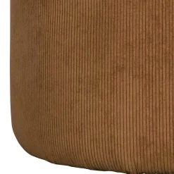 Wohnen Hocker<Beistellhocker aus Cord in Honigfarben - Sumatra