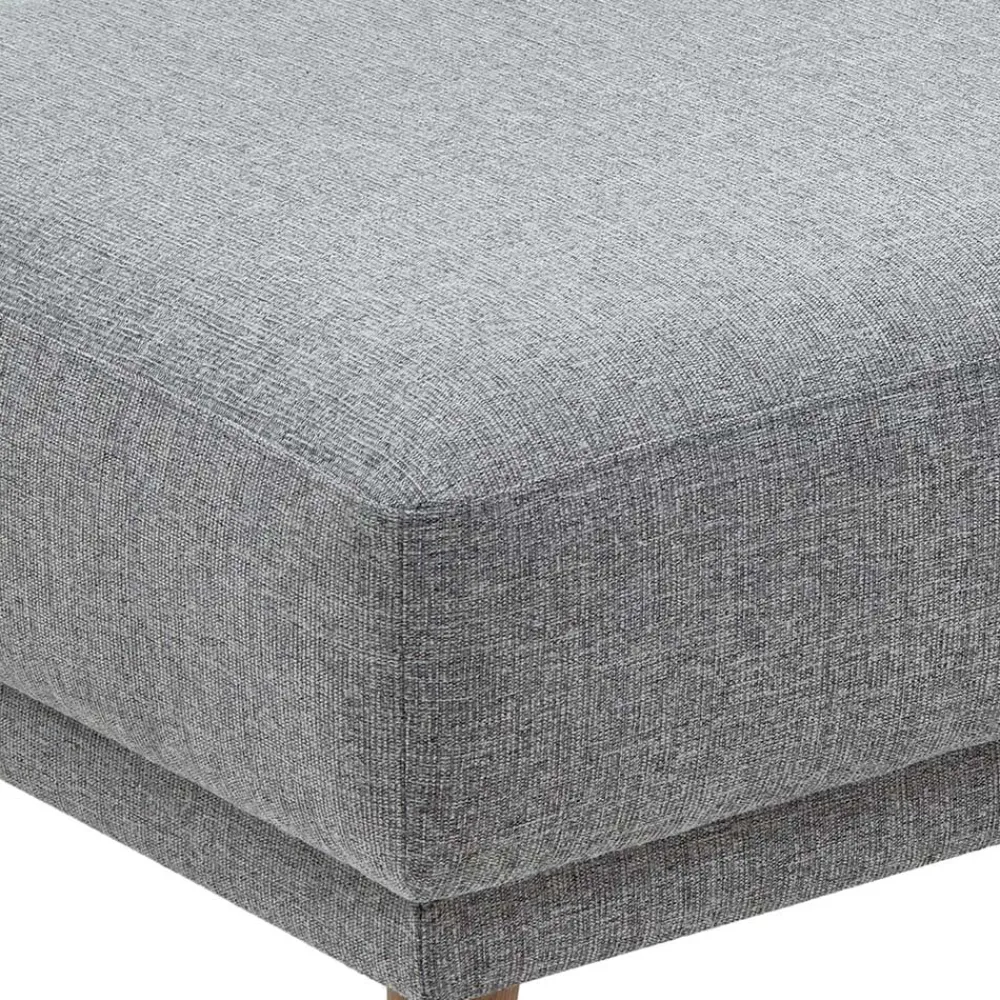 Wohnen Hocker<Beistellhocker aus Strukturstoff Grau - Lyanez