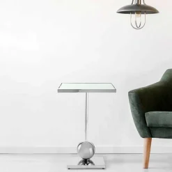 Wohnen Tische<Beistelltisch mit Spiegelglas-Platte - Lusa