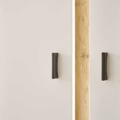 Wohnen Wohnwände<Beleuchtete TV Anbauwand Möbelset - Racelyn (dreiteilig)