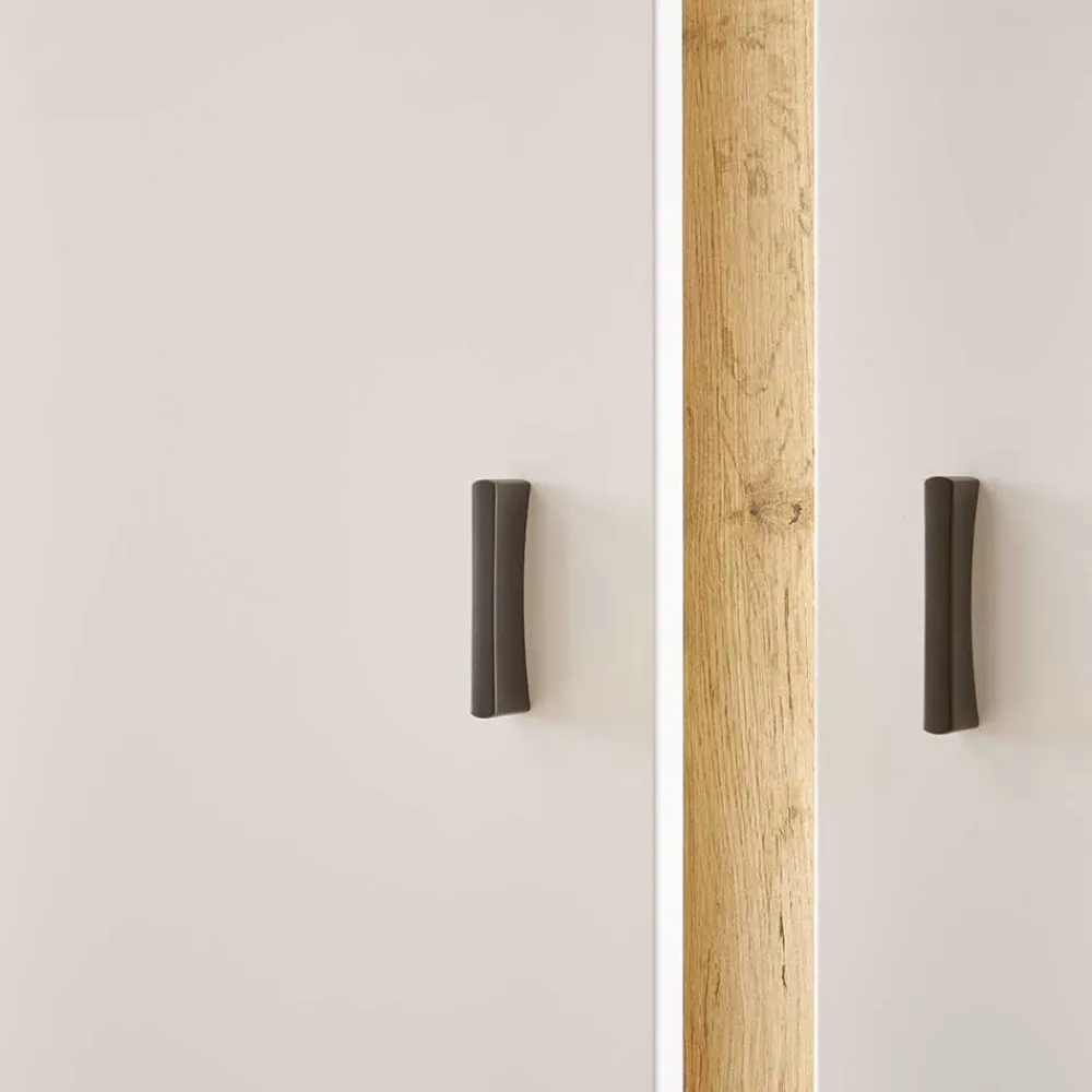 Wohnen Wohnwände<Beleuchtete TV Anbauwand Möbelset - Racelyn (dreiteilig)
