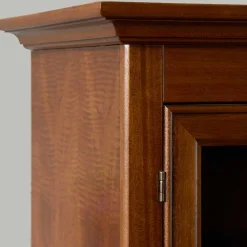 Wohnen Vitrinen<Beleuchtete Vitrine in Walnuss Braun - Istefanio